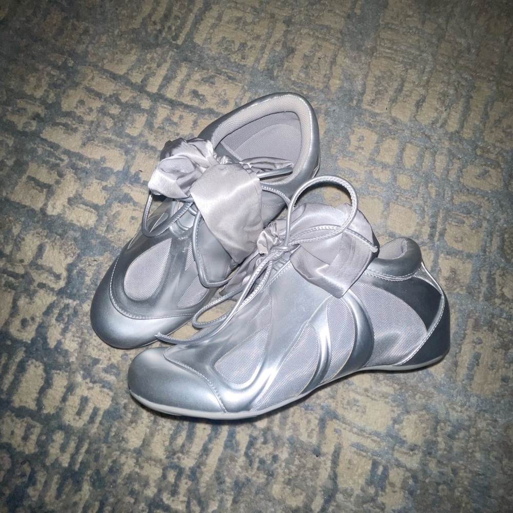 JW PEI Silver Women's Athletic Shoes